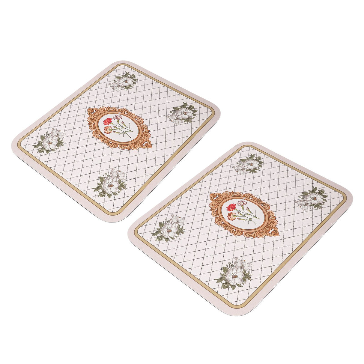 2PCS Coffee Mat Prevent Slip Waterproof Bottom Shockproof Absorbent Dish Drying Mat for Coffee Bar Accessories 50x60cm / 19.7x23.6in