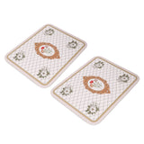 2PCS Coffee Mat Prevent Slip Waterproof Bottom Shockproof Absorbent Dish Drying Mat for Coffee Bar Accessories 50x60cm / 19.7x23.6in - Extra Image