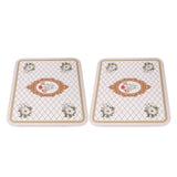 2PCS Coffee Mat Prevent Slip Waterproof Bottom Shockproof Absorbent Dish Drying Mat for Coffee Bar Accessories 50x60cm / 19.7x23.6in - Extra Image