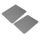2Pcs Coffee Mat Drying Pad Super Absorbent Prevent Slip Shock Absorption Easy to Clean Coffee Bar Mat for Countertops Coffee Machine Dark Gray 30x40cm / 11.8x15.7in