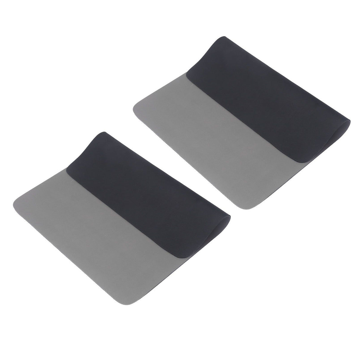 2Pcs Coffee Mat Drying Pad Super Absorbent Prevent Slip Shock Absorption Easy to Clean Coffee Bar Mat for Countertops Coffee Machine Dark Gray 30x40cm / 11.8x15.7in