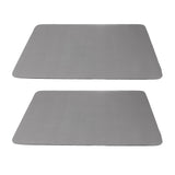 2Pcs Coffee Mat Drying Pad Super Absorbent Prevent Slip Shock Absorption Easy to Clean Coffee Bar Mat for Countertops Coffee Machine Dark Gray 30x40cm / 11.8x15.7in - Extra Image
