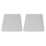 2Pcs Coffee Mat Drying Pad Super Absorbent Prevent Slip Shock Absorption Easy to Clean Coffee Bar Mat for Countertops Coffee Machine Light Gray 40x50cm / 15.7x19.7in - Rear View