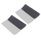 2Pcs Coffee Mat Drying Pad Super Absorbent Prevent Slip Shock Absorption Easy to Clean Coffee Bar Mat for Countertops Coffee Machine Light Gray 40x50cm / 15.7x19.7in - Low Angle