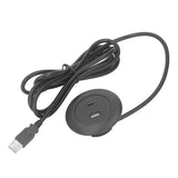 Embedded Charging Round Port Desktop Power Grommet for Sofas Tables Bedside Workbenches Offices Homes 5V Input