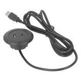 Embedded Charging Round Port Desktop Power Grommet for Sofas Tables Bedside Workbenches Offices Homes 5V Input