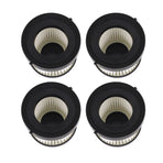 4 Pcs Vacuum Filter Non Woven Fabric Plastic Vacuum Filter Replacement for 49 90 1900 0882 20 49 90 0160 0880 20