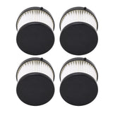 4 Pcs Vacuum Filter Non Woven Fabric Plastic Vacuum Filter Replacement for 49 90 1900 0882 20 49 90 0160 0880 20