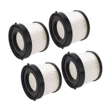4 Pcs Vacuum Filter Non Woven Fabric Plastic Vacuum Filter Replacement for 49 90 1900 0882 20 49 90 0160 0880 20 - Low Angle