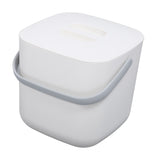 Mini Sink Dishwasher Portable Auto Shutdown Efficient USB Dish Washing Machine for Home Kitchen White Bucket - Top-Down View