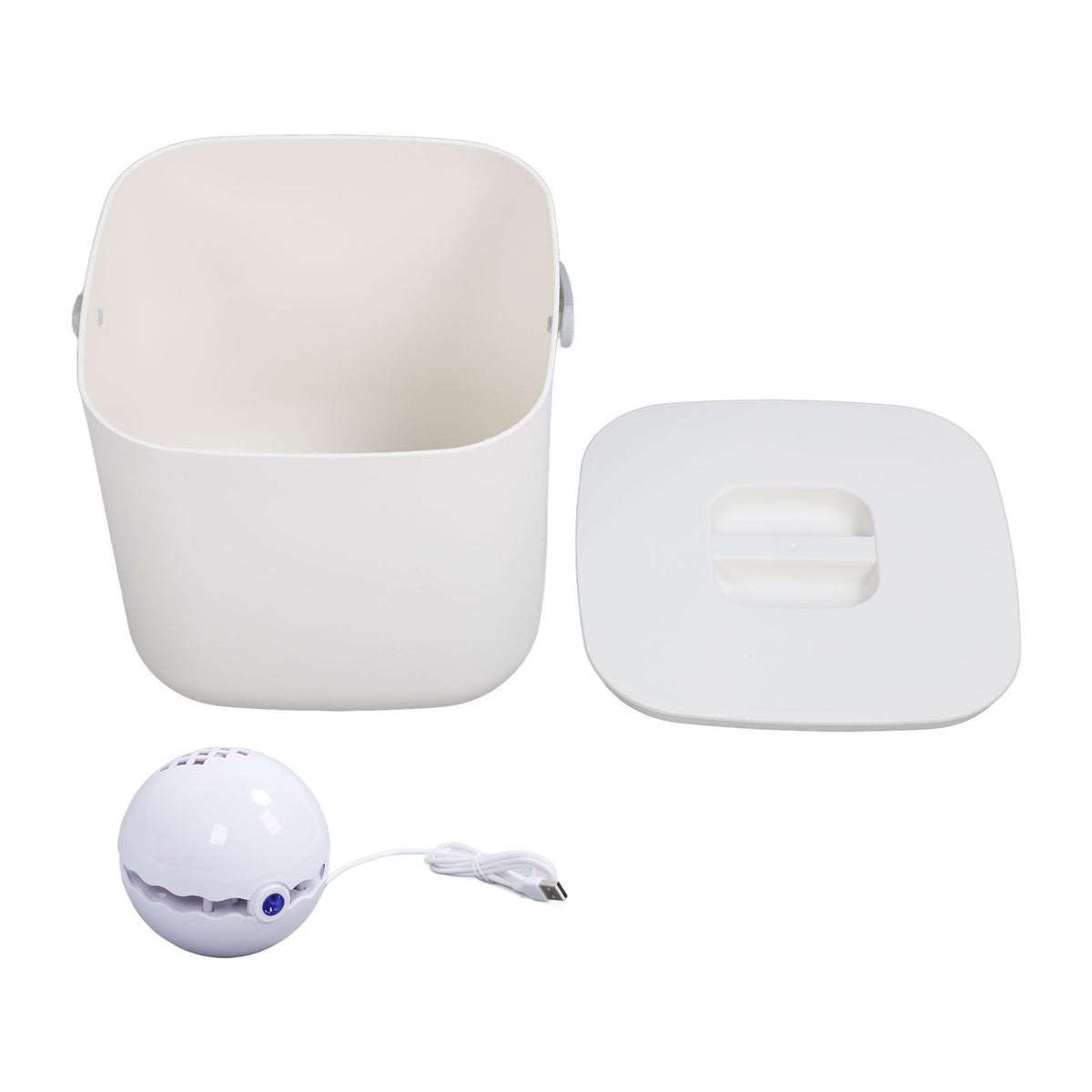 Mini Sink Dishwasher Portable Auto Shutdown Efficient USB Dish Washing Machine for Home Kitchen White Bucket