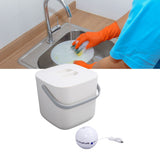 Mini Sink Dishwasher Portable Auto Shutdown Efficient USB Dish Washing Machine for Home Kitchen White Bucket - Extra Image