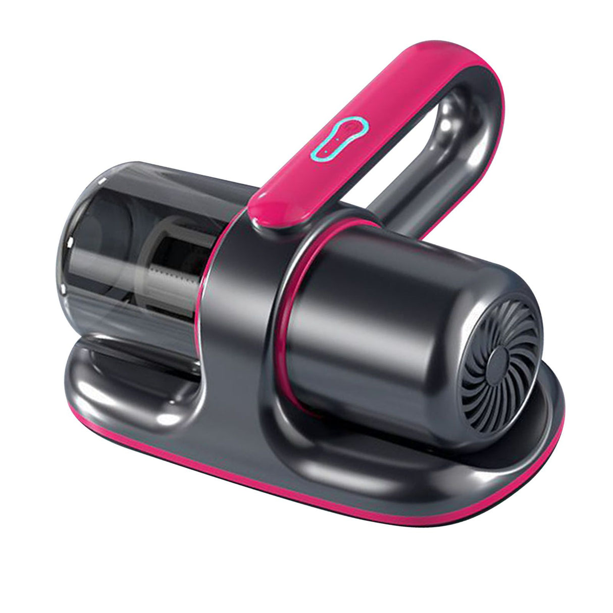 Smart Mite Remover Compact Portable Powerful UV Handheld Vacuum Cleaner Machine for Beds Sofas Carpets Cars Grey Red