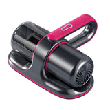 Smart Mite Remover Compact Portable Powerful UV Handheld Vacuum Cleaner Machine for Beds Sofas Carpets Cars Grey Red