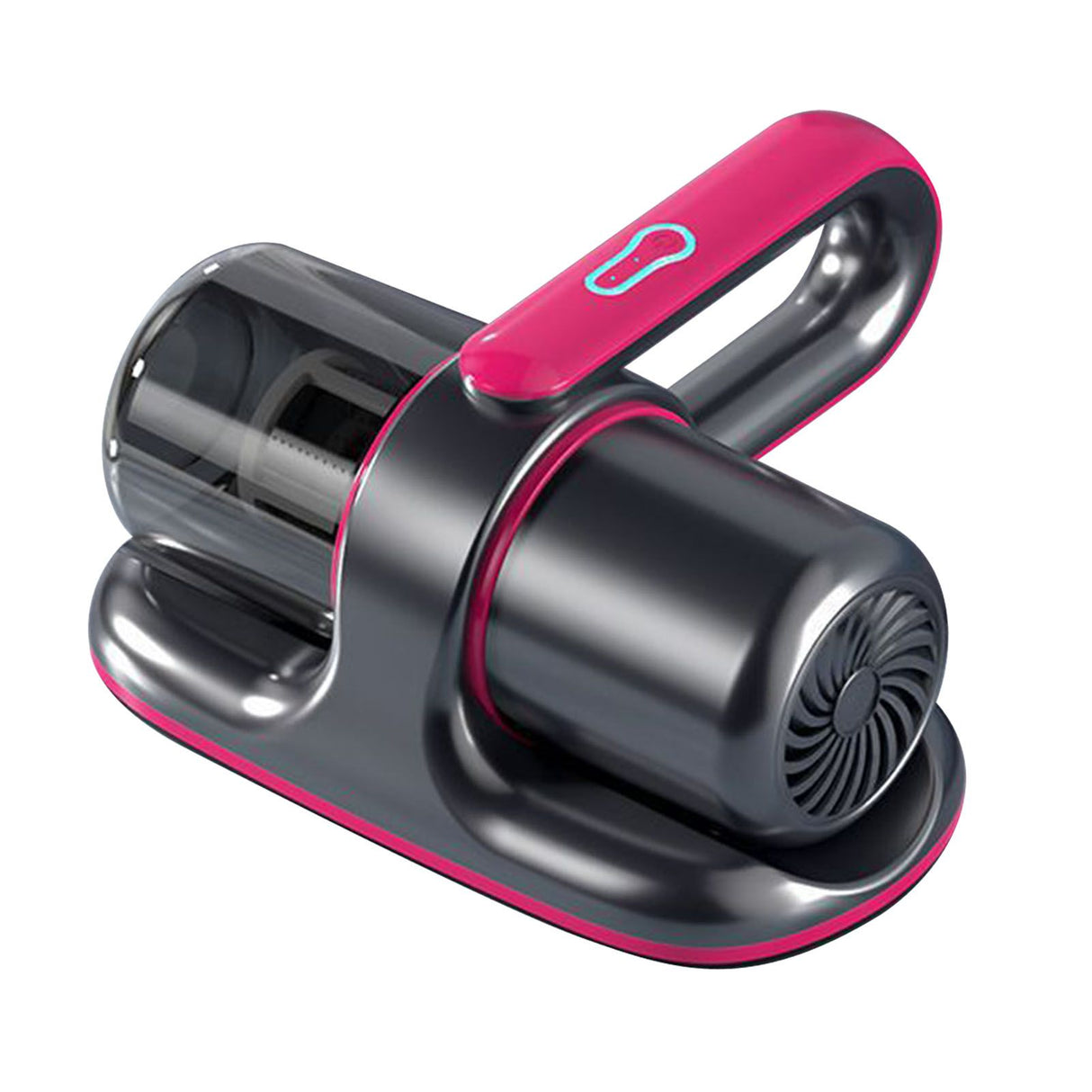 Smart Mite Remover Compact Portable Powerful UV Handheld Vacuum Cleaner Machine for Beds Sofas Carpets Cars Grey Red