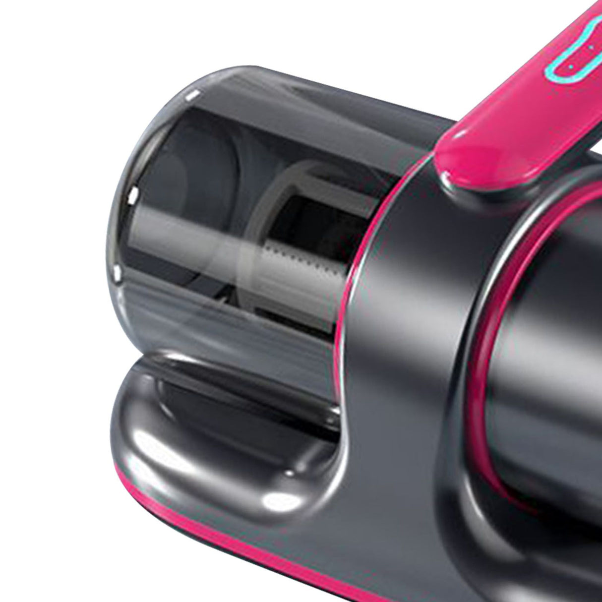 Smart Mite Remover Compact Portable Powerful UV Handheld Vacuum Cleaner Machine for Beds Sofas Carpets Cars Grey Red