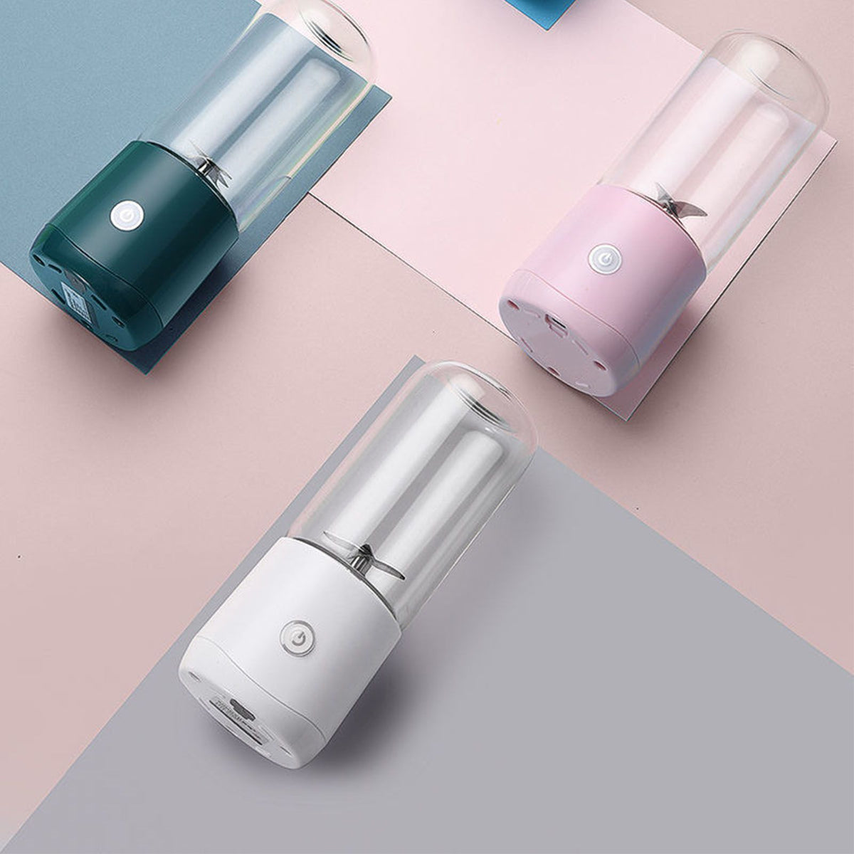 Portable Juicer Blender Rechargeable 380ml 8 Knives Multifunctional Mini Juices Extractor Squeezer for Home Use