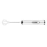 Electric Egg Frother Multifunctional Cordless Handheld Milk Frother for Household Kitchen Baking Coffee White