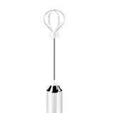 Electric Egg Frother Multifunctional Cordless Handheld Milk Frother for Household Kitchen Baking Coffee White - Extra Image