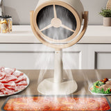 Desktop Range Hood 2 Speed Adjustable Angle Low Noise Portable Mini USB Range Hood for Home Hotpot Electric Cooker Khaki - Extra Image