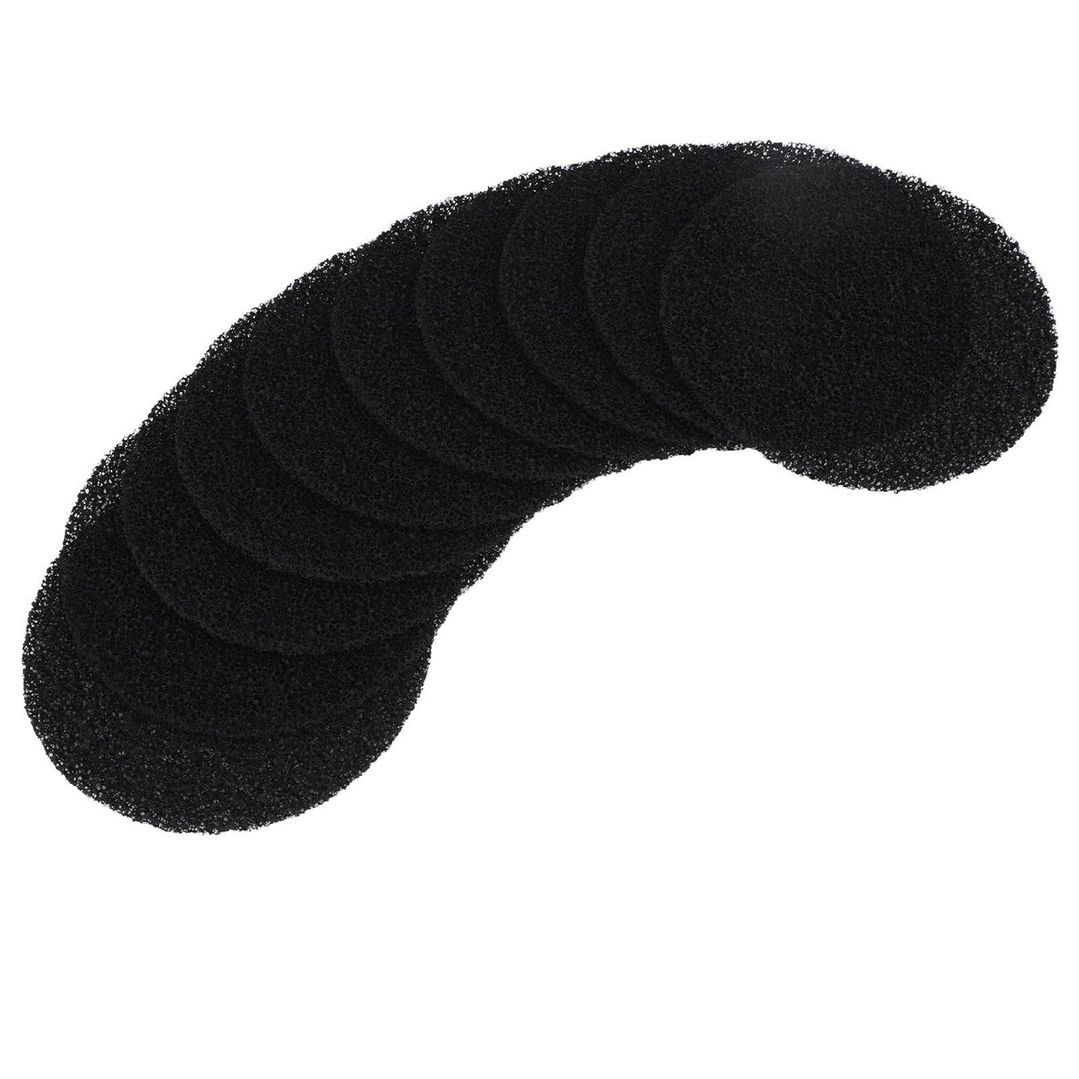 10pcs Mini Desktop Range Hood Filter Sponge Kitchen Range Hood Activated Carbon Filter Sponge Pad