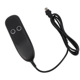Electric Sofa Controller 2 Button Massage Sofa Controller Recliner Chair Handset for Home Theater Straight 5 Pin