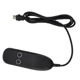 Electric Sofa Controller 2 Button Massage Sofa Controller Recliner Chair Handset for Home Theater Straight 5 Pin - Side View