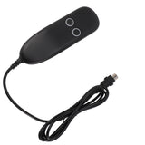 Electric Sofa Controller 2 Button Massage Sofa Controller Recliner Chair Handset for Home Theater Straight 5 Pin
