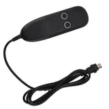 Electric Sofa Controller 2 Button Massage Sofa Controller Recliner Chair Handset for Home Theater Straight 5 Pin - Close-Up Angle