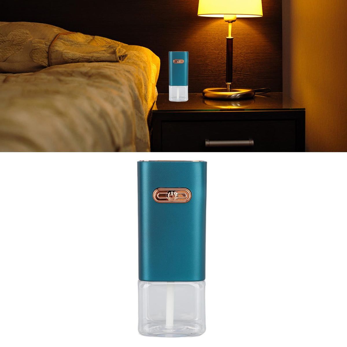 Essential Oil Diffuser 80ml 5W Air Diffuser Rechargeable 4 Modes Timer Magnet 60 Sq Meter Multifunctional Aromatherapy Diffuser Blue