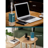 Essential Oil Diffuser 80ml 5W Air Diffuser Rechargeable 4 Modes Timer Magnet 60 Sq Meter Multifunctional Aromatherapy Diffuser Blue