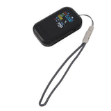 5 in 1 Air Quality Monitor Multifunctional Smart Portable CO2 Humidity Temperature Detector for Indoor Home Black - Close-Up Angle