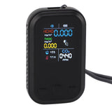 5 in 1 Air Quality Monitor Multifunctional Smart Portable CO2 Humidity Temperature Detector for Indoor Home Black - Extra Image