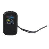 5 in 1 Air Quality Monitor Multifunctional Smart Portable CO2 Humidity Temperature Detector for Indoor Home Black