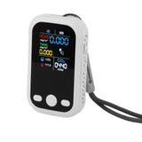5 in 1 Air Quality Monitor Multifunctional Smart Portable CO2 Humidity Temperature Detector for Indoor Home White - Extra Image
