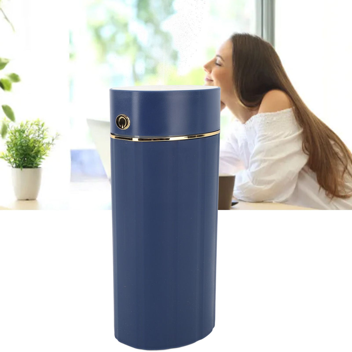 Mini USB Humidifier High Mist Volume Silent Colorful Night Light Aromatherapy Desktop Mist Diffuser for Home Bedroom Office 1000ml