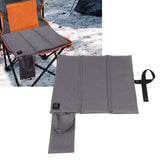 Heated Chair Cushion 3 Temperature Adjustable USB Warm Chair Pad Portable Foldable Heated Cushion for Office Fishing Stadium