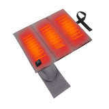 Heated Chair Cushion 3 Temperature Adjustable USB Warm Chair Pad Portable Foldable Heated Cushion for Office Fishing Stadium