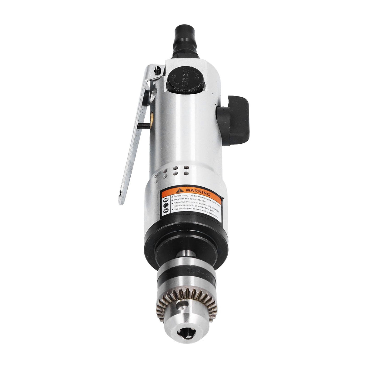 3/8in Chuck Pneumatic Drill StraightType Multifunctional RustProof Durable Industrial Air Drill