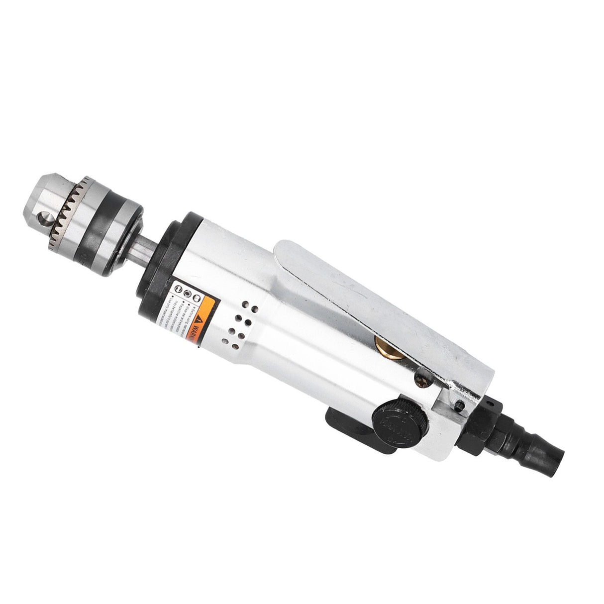 3/8in Chuck Pneumatic Drill StraightType Multifunctional RustProof Durable Industrial Air Drill