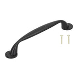 Zinc Alloy Cabinet Handles Black Decorative Drawer Pull Kitchen Furniture Hardware for Bedroom Bathroom Living Room