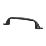 Zinc Alloy Cabinet Handles Black Decorative Drawer Pull Kitchen Furniture Hardware for Bedroom Bathroom Living Room - Close-Up Angle
