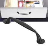 Zinc Alloy Cabinet Handles Black Decorative Drawer Pull Kitchen Furniture Hardware for Bedroom Bathroom Living Room