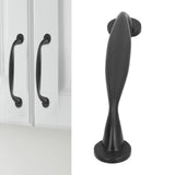 Zinc Alloy Cabinet Handles Black Decorative Drawer Pull Kitchen Furniture Hardware for Bedroom Bathroom Living Room