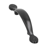 Black Zinc Alloy Handle American Cabinet Hardware Handle Drawer Handle Wardrobe Door Handle Bathroom Handle
