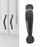 Black Zinc Alloy Handle American Cabinet Hardware Handle Drawer Handle Wardrobe Door Handle Bathroom Handle - Extra Image