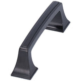 Cabinet Pulls Zinc Alloy Shell Handle Surface Oxidation Durable Not Rusty Environmental Protection Simple Design Drawer Handles for Cabinets DrawersB01250S - Close-Up Angle
