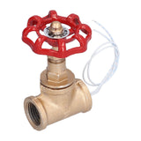 Vintage Steampunk 1/2in Stop Valve Tee Industrial Light Switch with Wire for Pipe Light Fixtures