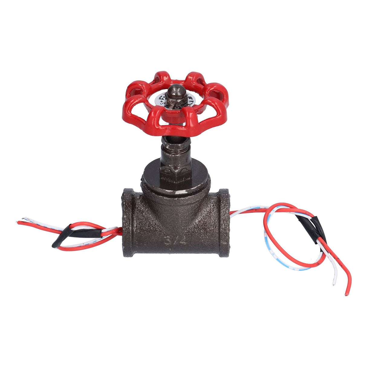 Vintage 3/4in Stop Valve Rotating Light Switch with Electric Wire for Steampunk Lamps Table Lamps