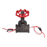 Vintage 3/4in Stop Valve Rotating Light Switch with Electric Wire for Steampunk Lamps Table Lamps